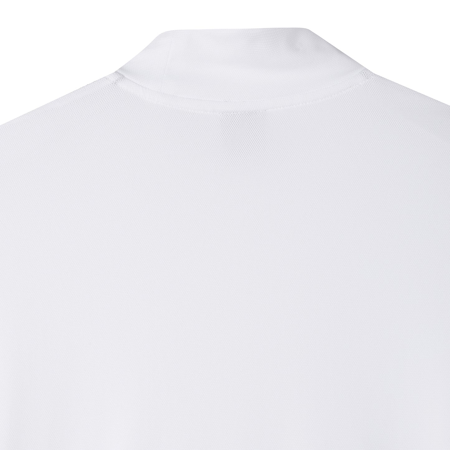 【24SR】Men's / Mesh Point Mock-Neck Tee / white