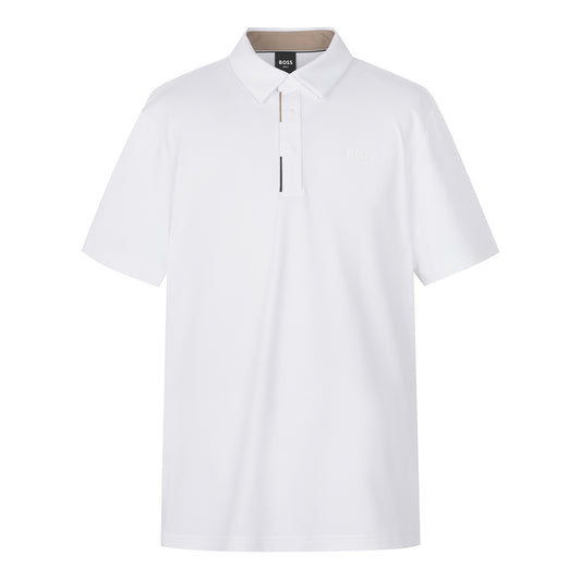 【24SR】Men's / Bubble Texture SS Polo / white