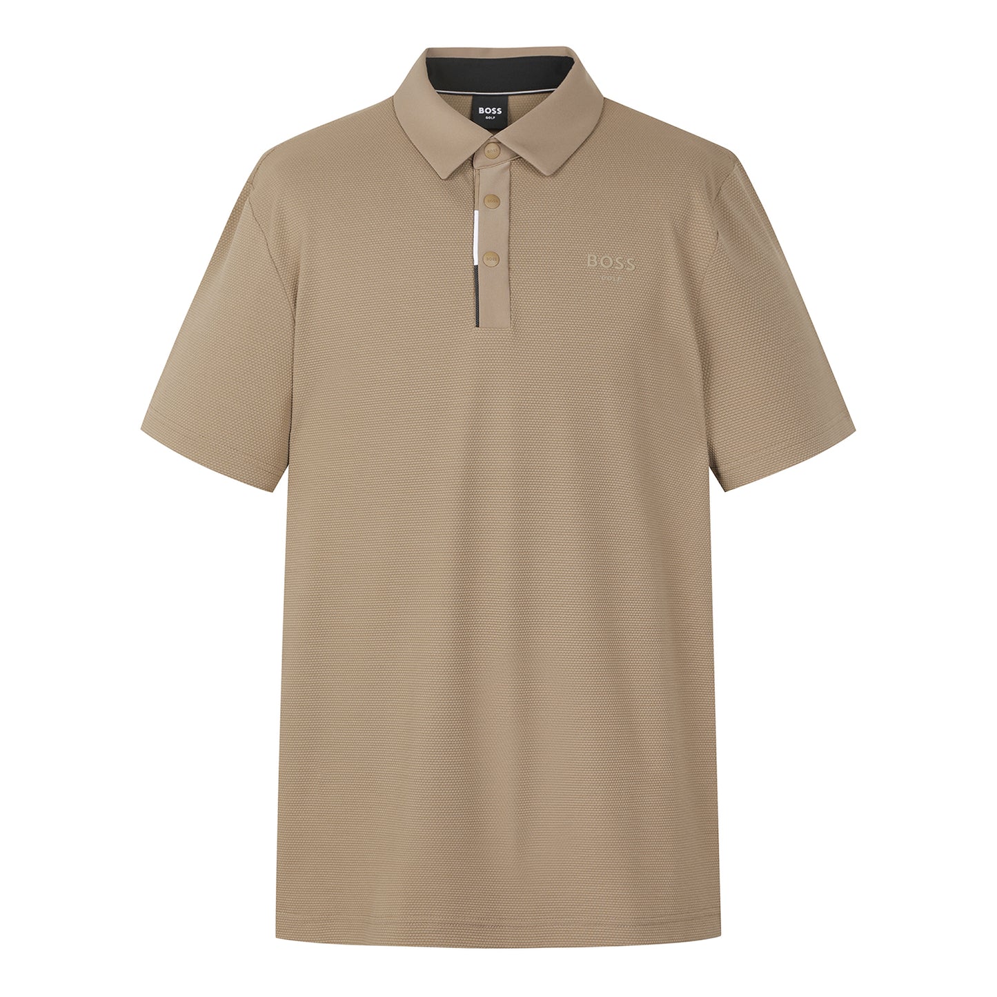 【24SR】Men's / Bubble Texture SS Polo / camel