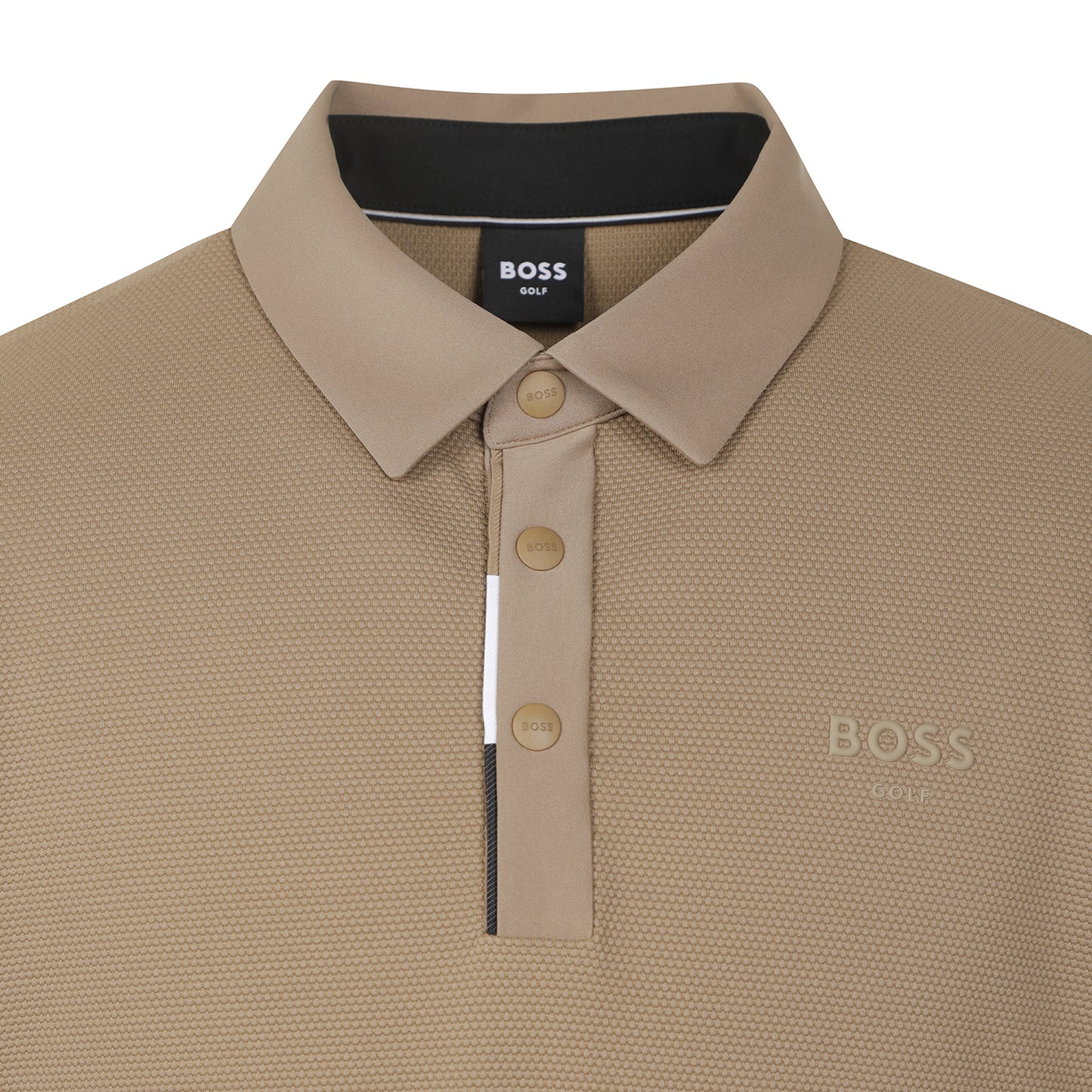 【24SR】Men's / Bubble Texture SS Polo / camel