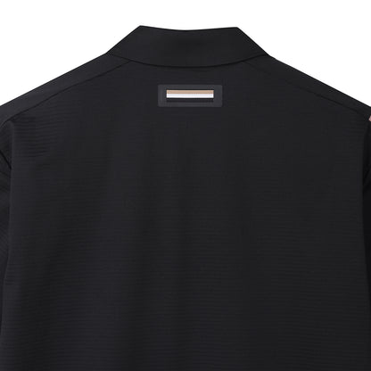 【24SR】Men's /  Horizontal Texture Polo / black