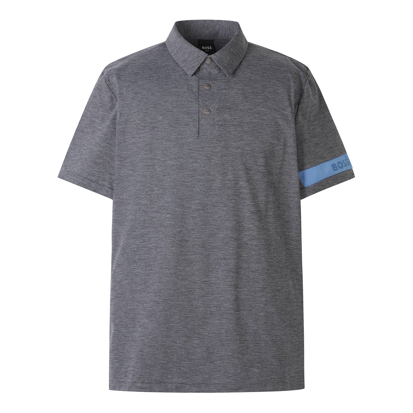 【24SR】Men's / Sleeve Point SS Polo / medium grey