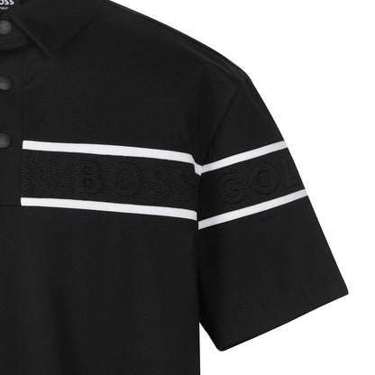 【24SR】Men's / Chest Logo Point SS Polo / black