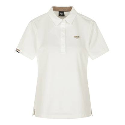 【24SR】Women's / Sleeve Point SS Polo / white