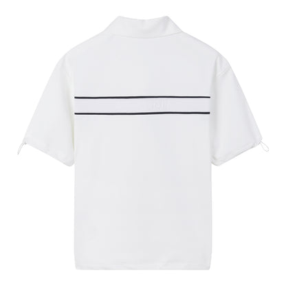 【24SR】Women's / String Point SS Polo / white