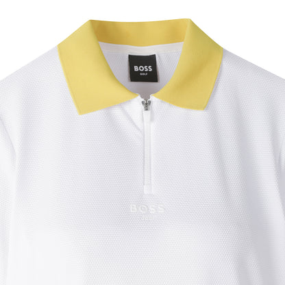 【24SR】Women's / Color Point Polo Tee / white