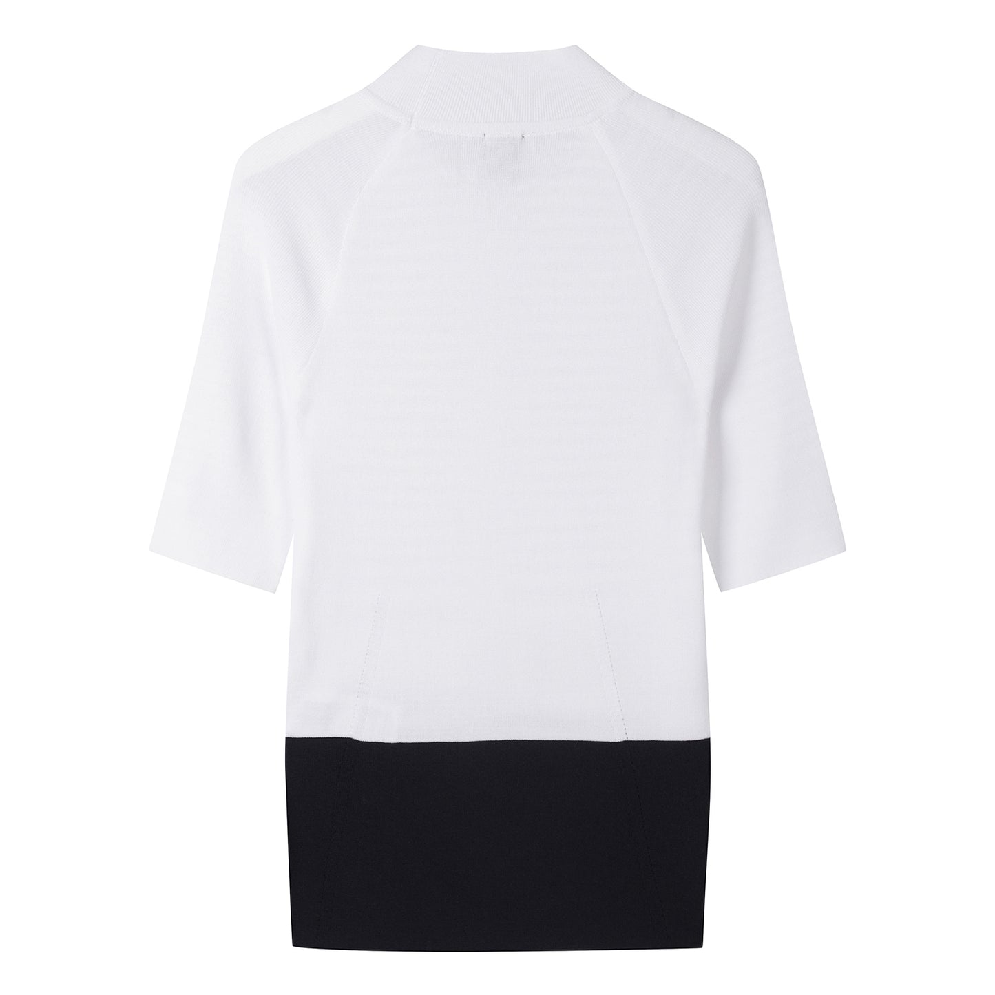 【24SR】Women's / Mock Neck SS Sweater / white