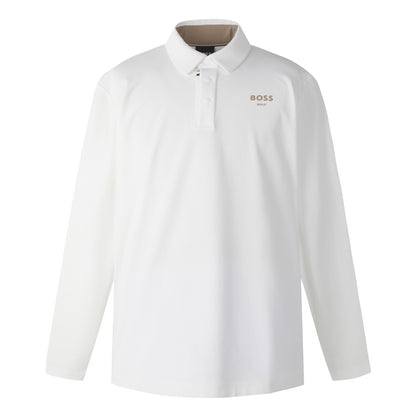 【24SR】Men's / BWC Line Point LS Polo / white