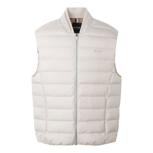 【24SR】Men's / Lightweight Down Vest / almond milk