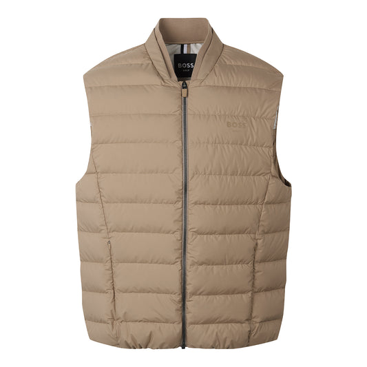 【24SR】Men's / Lightweight Down Vest / camel