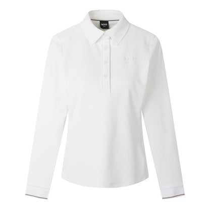 【24SR】Women's / Sleeve Point LS Polo / white