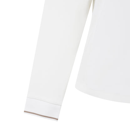 【24SR】Women's / Sleeve Point LS Polo / white