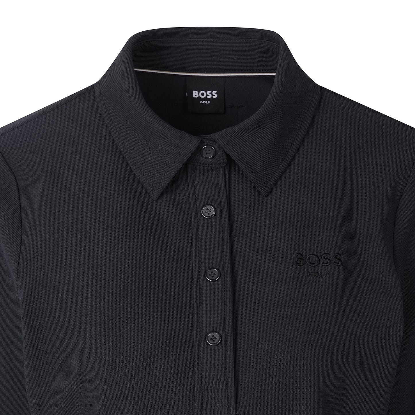 【24SR】Women's / Sleeve Point LS Polo / black