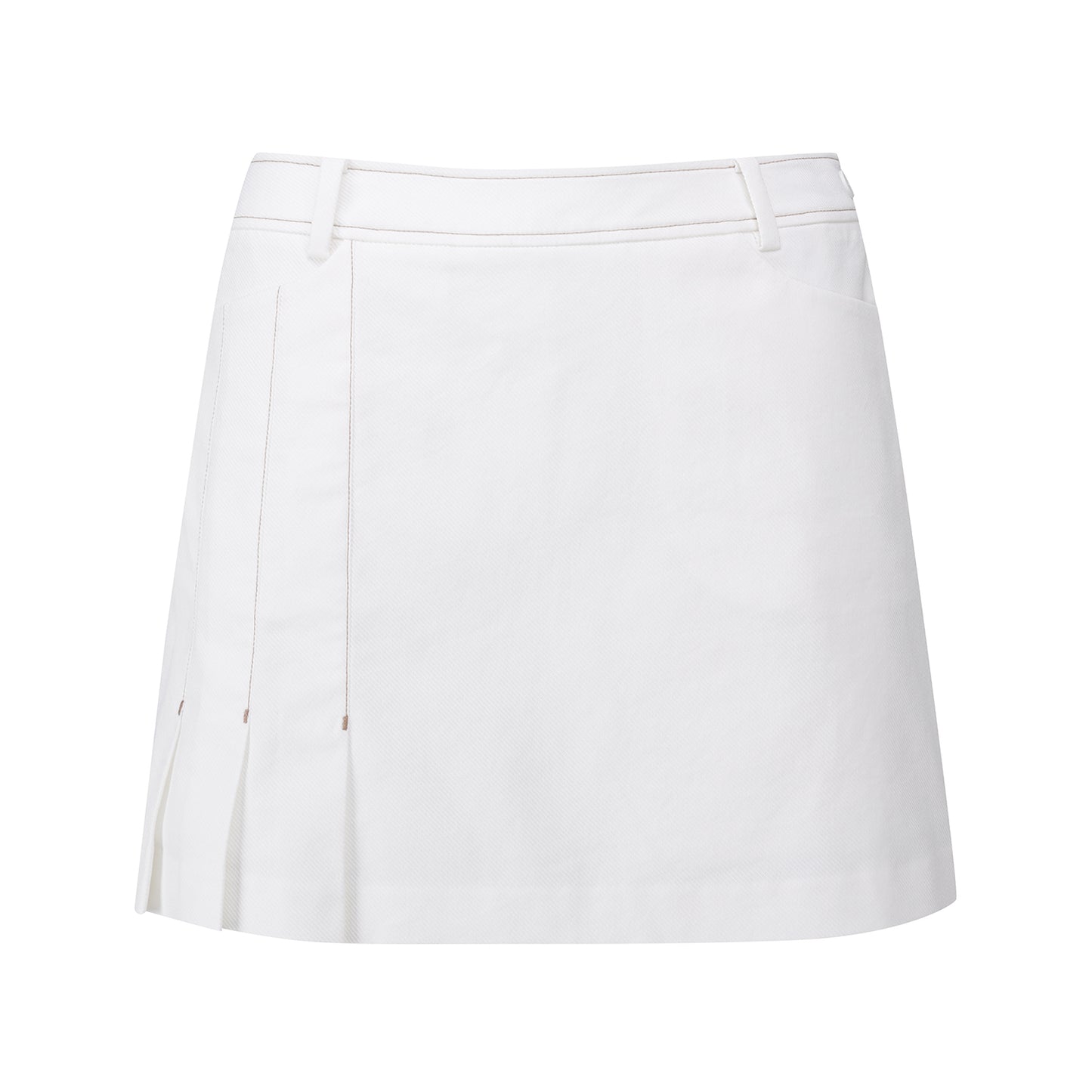 【24SR】Women's / Pleats Point Shorts / white