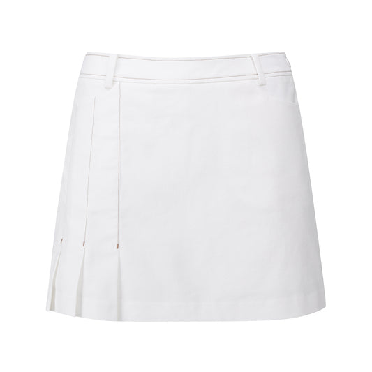 【24SR】Women's / Pleats Point Shorts / white