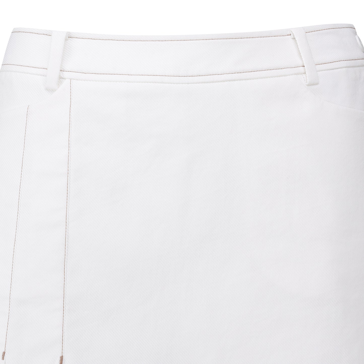 【24SR】Women's / Pleats Point Shorts / white