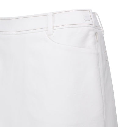 【24SR】Women's / Pleats Point Shorts / white