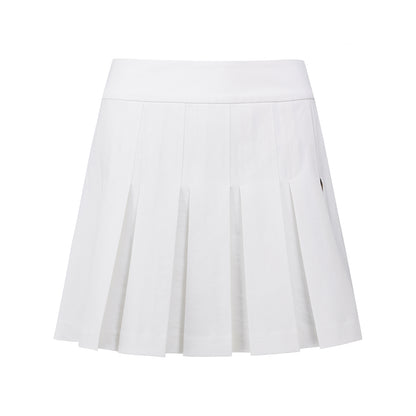 【24SR】Women's / Pleats Skirt_A Line / white