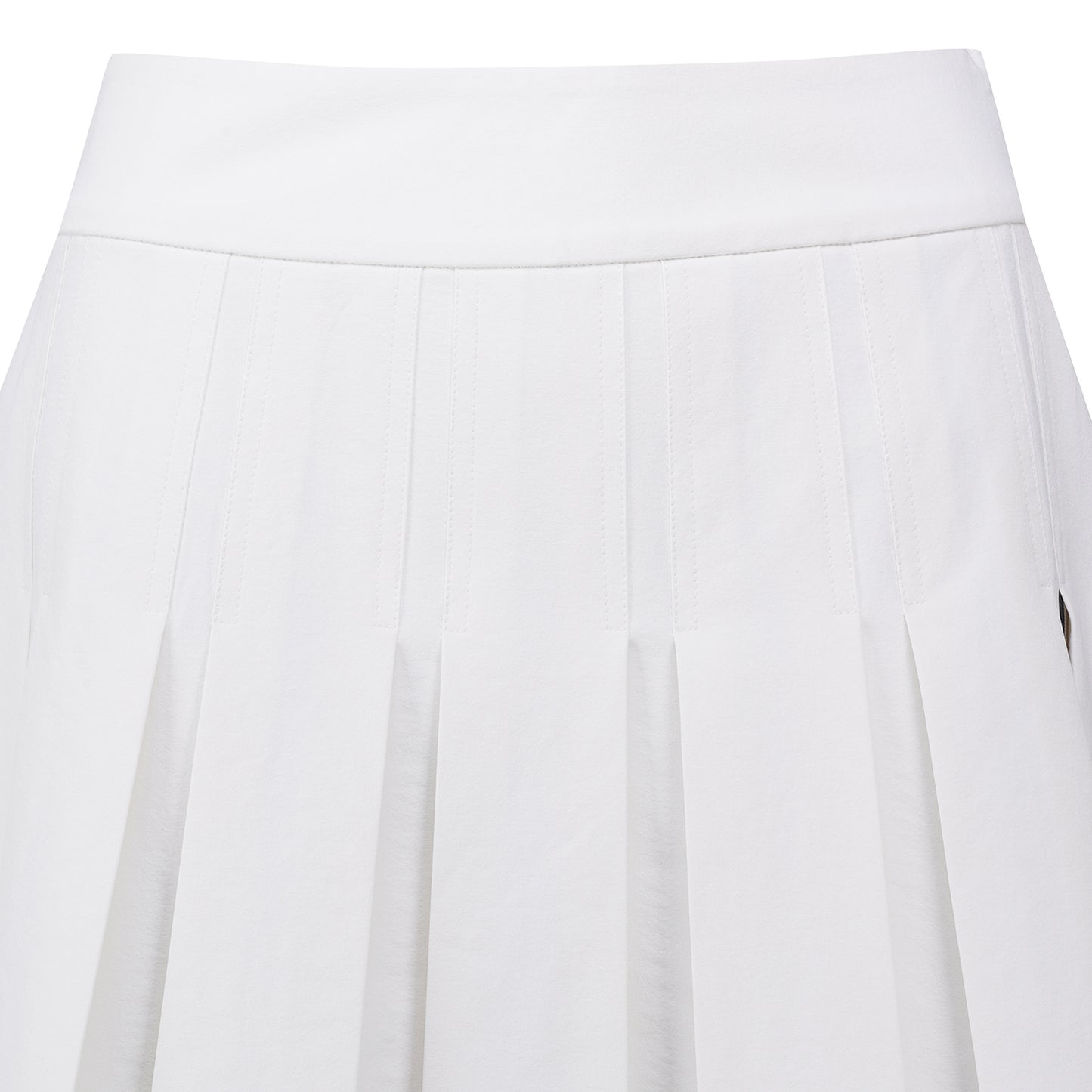 【24SR】Women's / Pleats Skirt_A Line / white