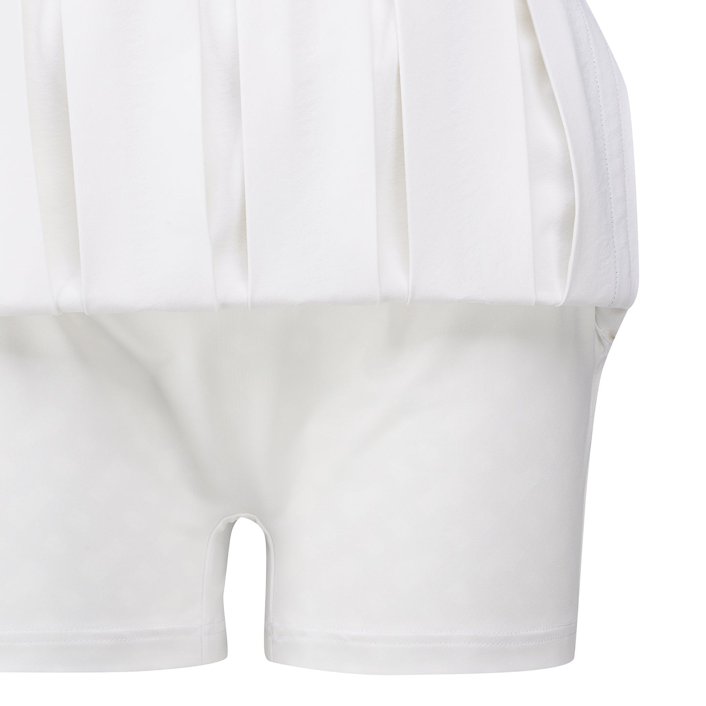 【24SR】Women's / Pleats Skirt_A Line / white