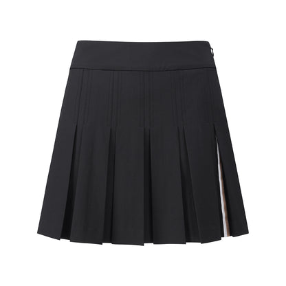 【24SR】Women's / Pleats Skirt_A Line / black