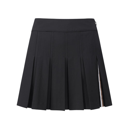 【24SR】Women's / Pleats Skirt_A Line / black