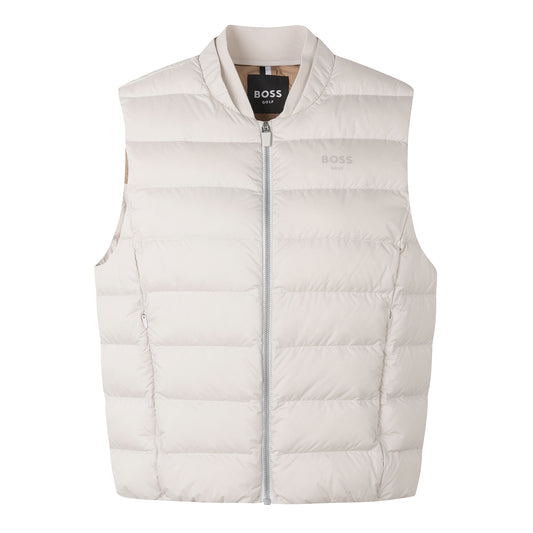 【24SR】Women's / Lightweight Down Vest / almond milk