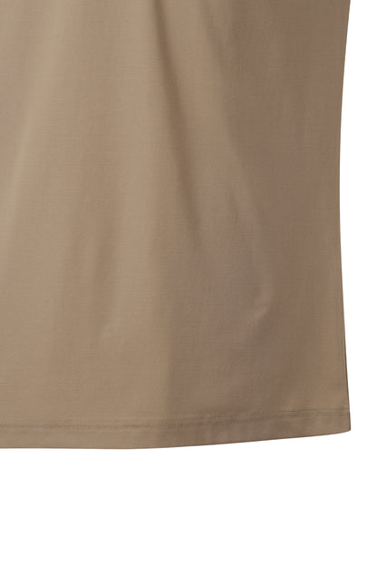 【BOSS GOLF 25SR Men's】SM M Script Hybrid SS Polo / Camel