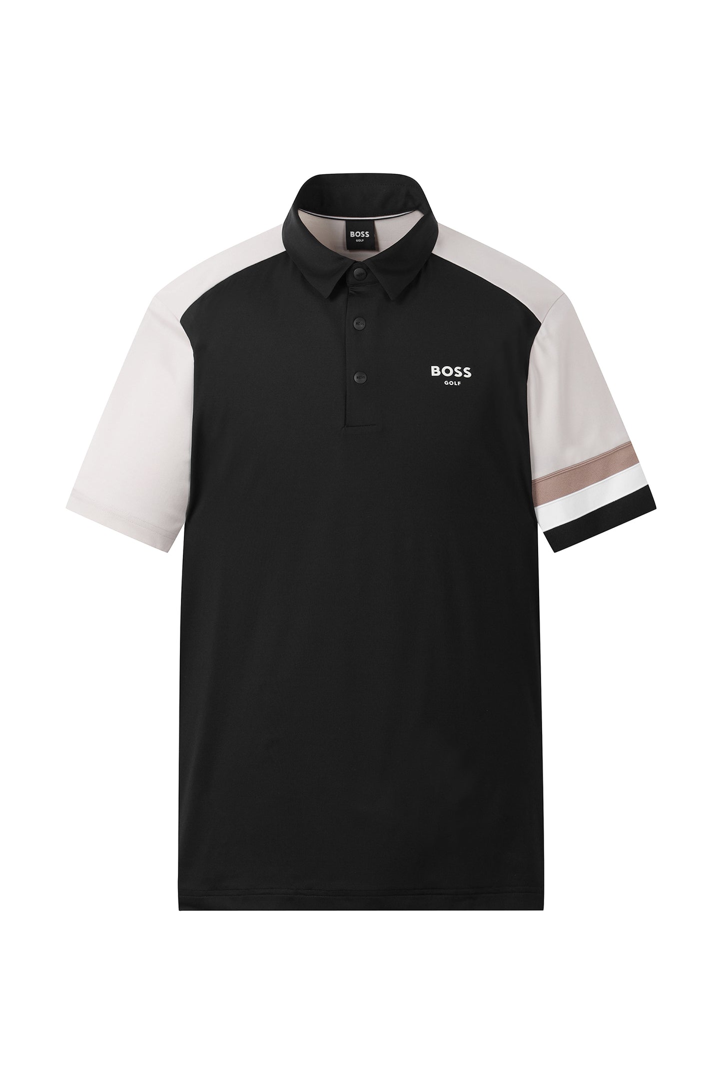 【BOSS GOLF 25SR Men's】SM M BWC Knit Hybrid SS Polo / Black