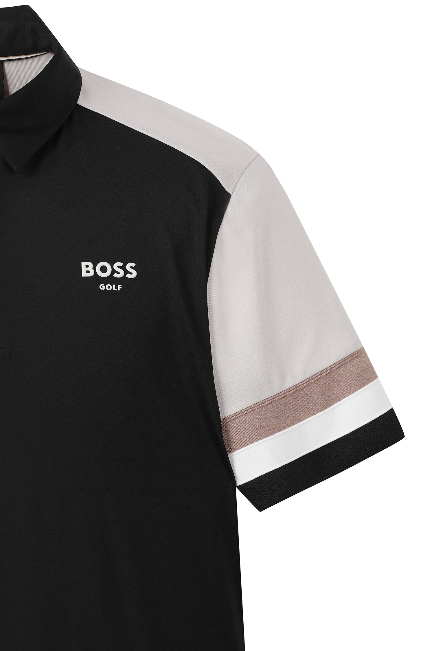 BOSS GOLF 25SR Men's】SM M BWC Knit Hybrid SS Polo / Black