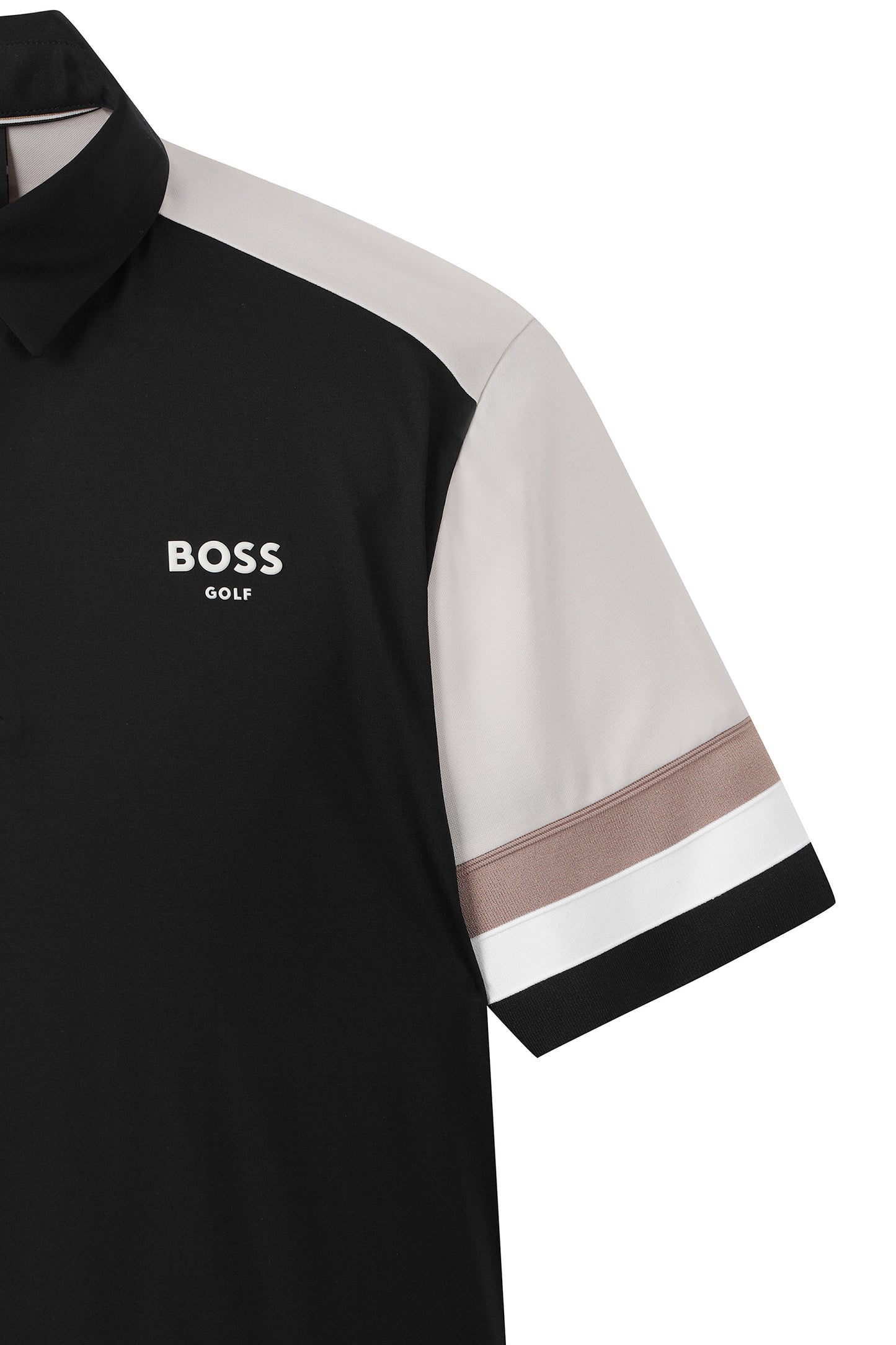 【BOSS GOLF 25SR Men's】SM M BWC Knit Hybrid SS Polo / Black