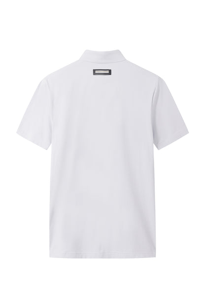 【BOSS GOLF 25SR Men's】SM M Dot Textured SS Polo Tee / White