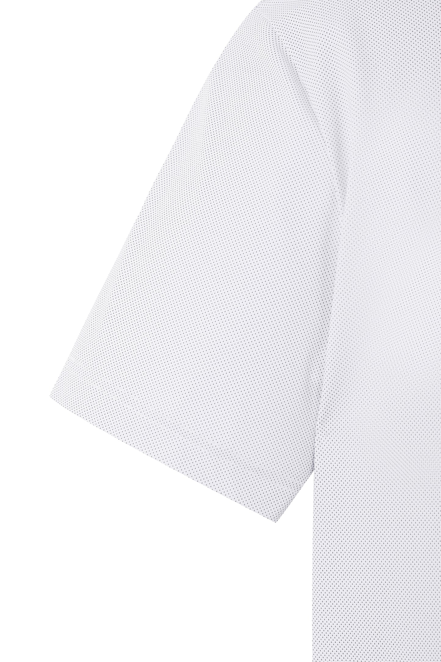 【BOSS GOLF 25SR Men's】SM M Dot Textured SS Polo Tee / White
