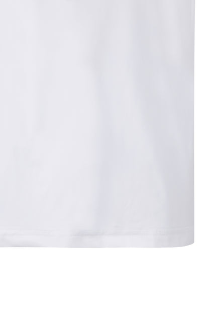 【BOSS GOLF 25SR Men's】SM M Logo Punched SS Polo Tee / White