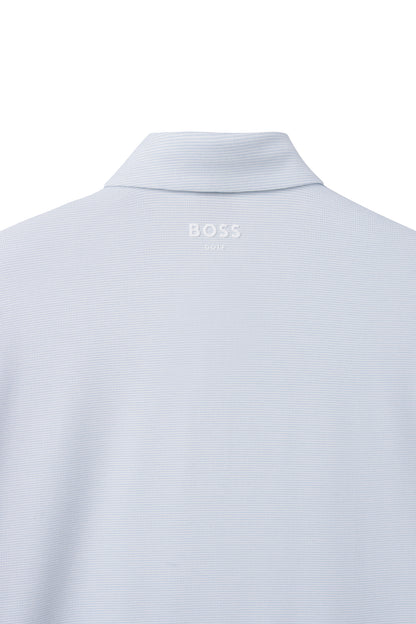 【BOSS GOLF 25SR Men's】SM M Color Logo Point SS Polo / L/Blue