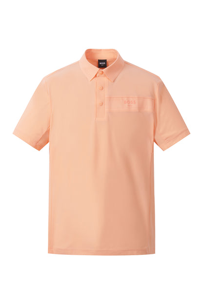 【BOSS GOLF 25SR Men's】SM M Placket Point SS Polo Tee / L/Orange