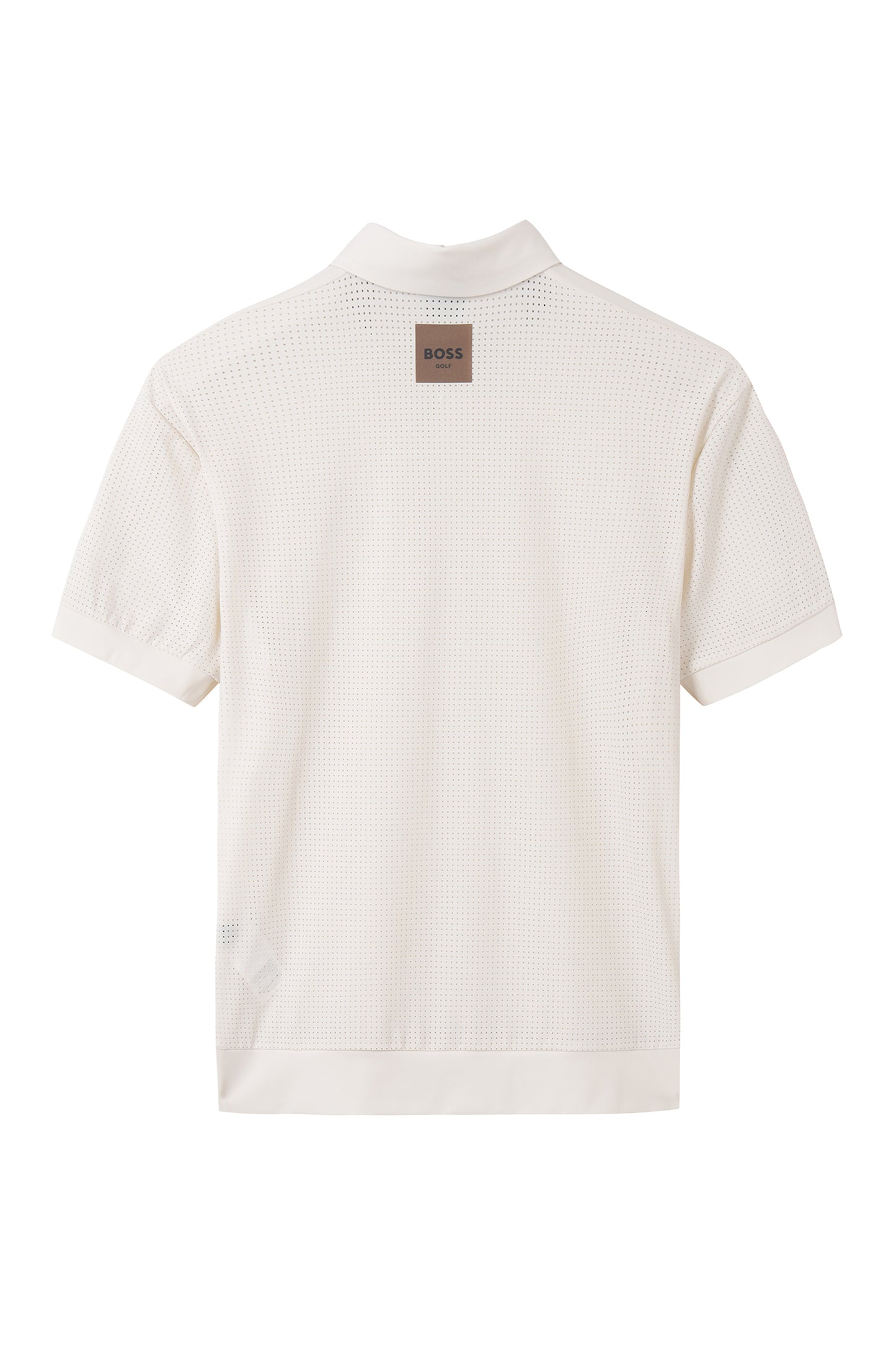【BOSS GOLF 25SR Men's】SM M SBG line Point SS Polo / Almond Milk