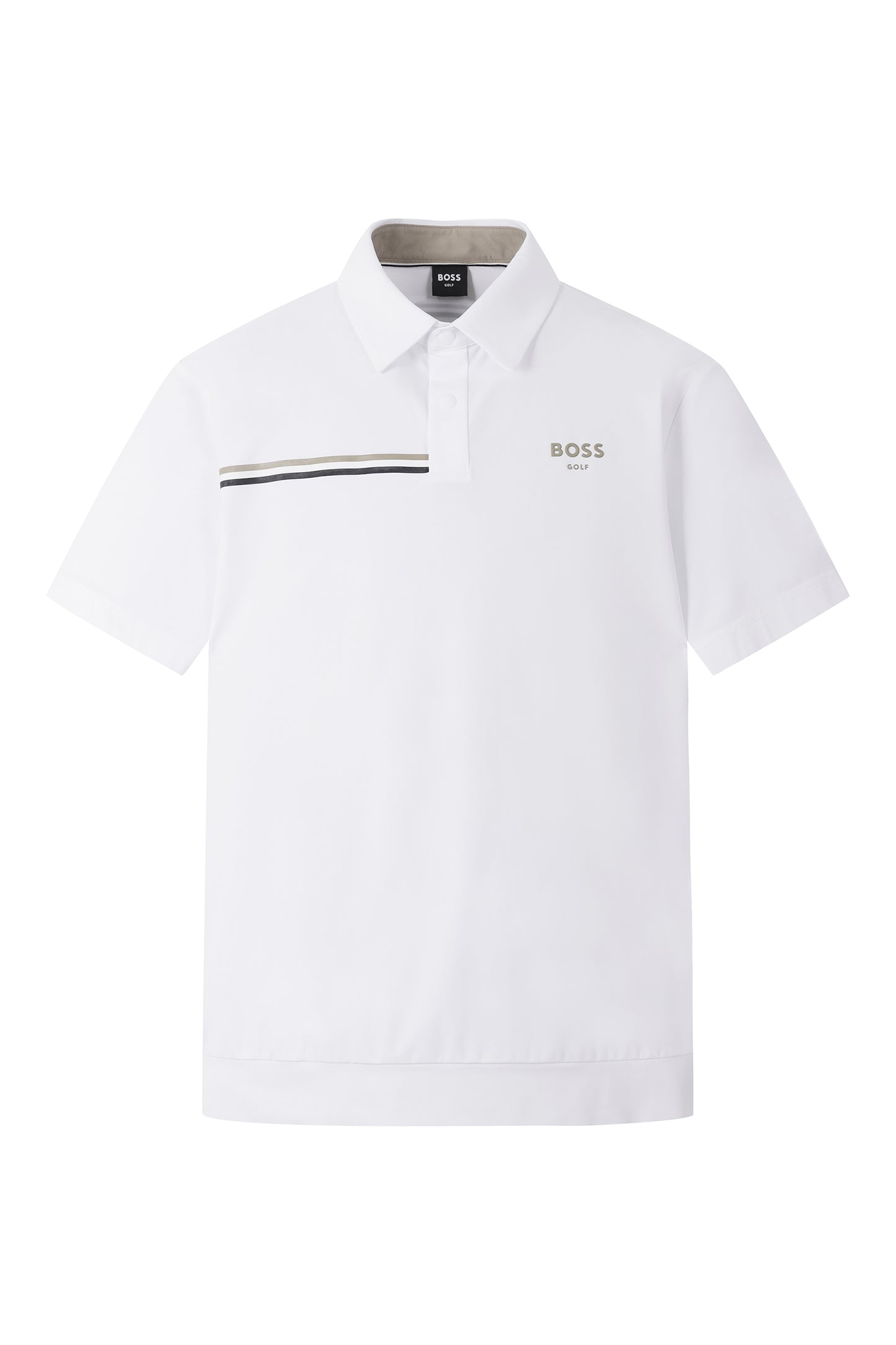 【BOSS GOLF 25SR Men's】SM M Horizontal BWC SS Polo / White