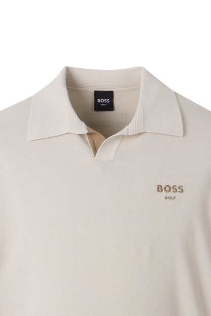 【BOSS GOLF 25SR Men's】SM M BWC Slv SS Sweater / Almond Milk