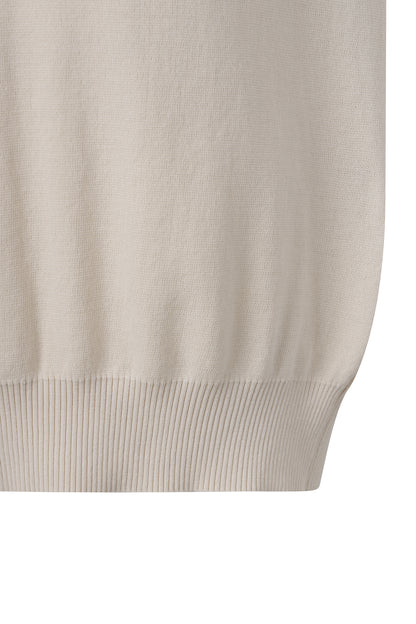 【BOSS GOLF 25SR Men's】SM M BWC Slv SS Sweater / Almond Milk