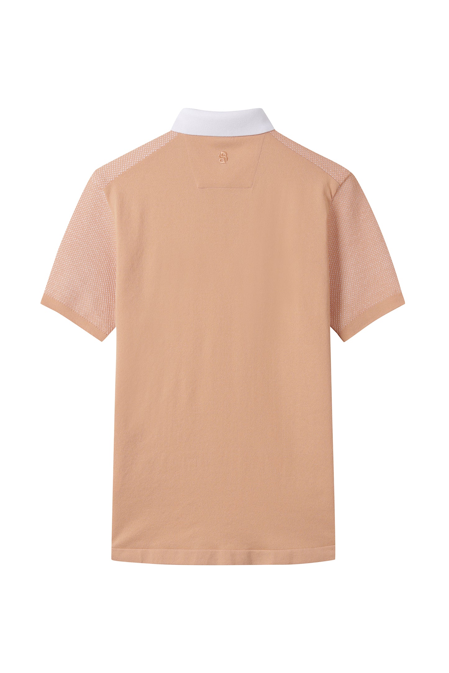 【BOSS GOLF 25SR Men's】SM M Two-tone Knitting SS Polo / L/Orange