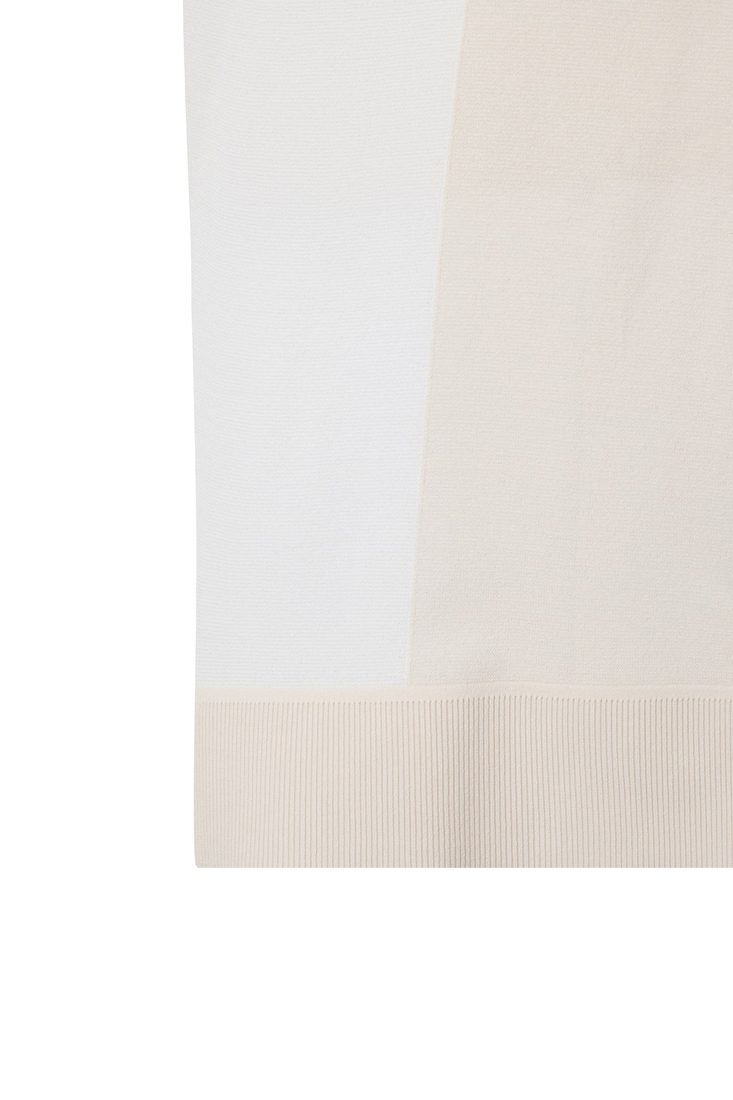 【BOSS GOLF 25SR Men's】SM M Vertical Blocking SS Knit / Almond Milk