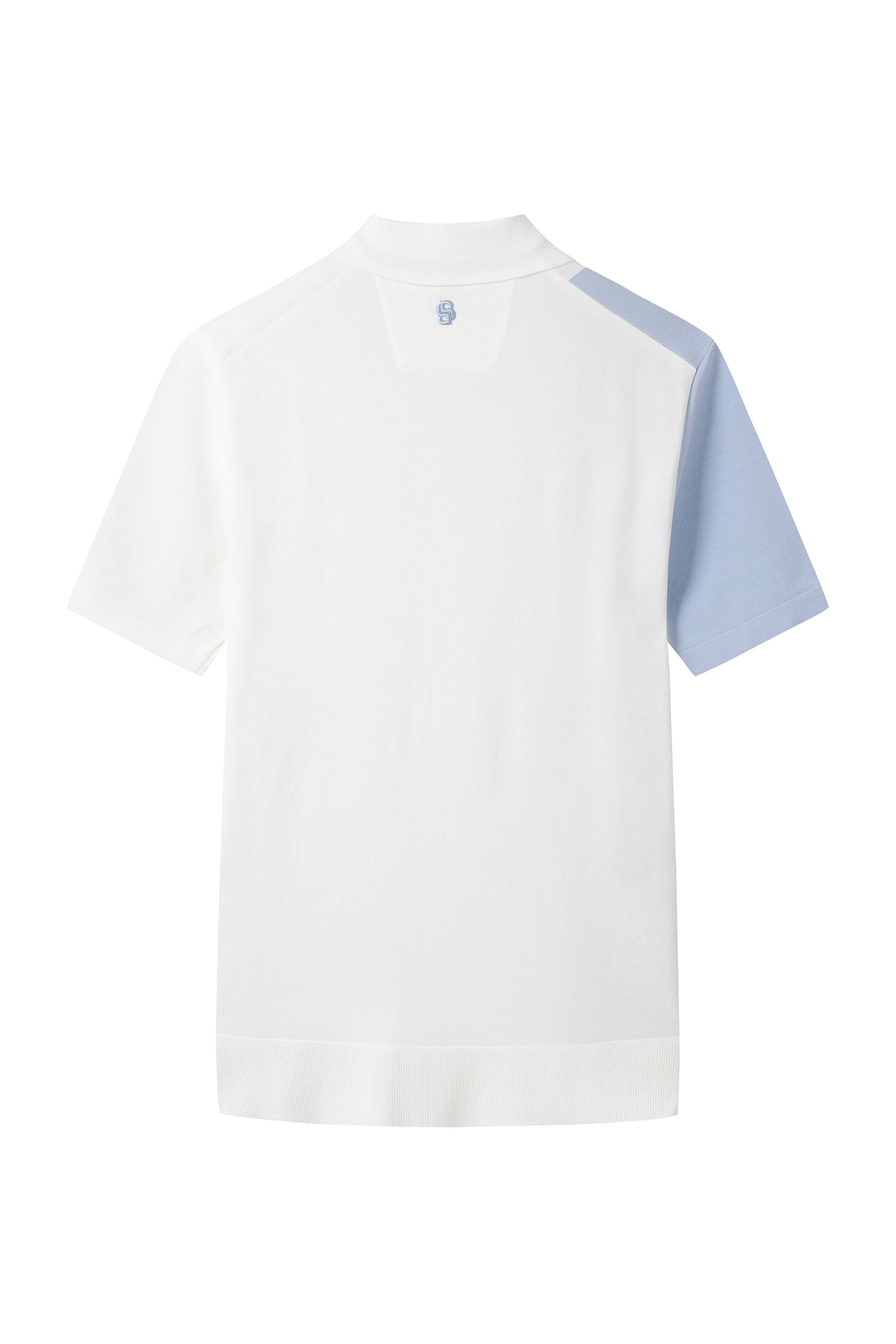【BOSS GOLF 25SR Men's】SM M Vertical Blocking SS Knit / L/Blue