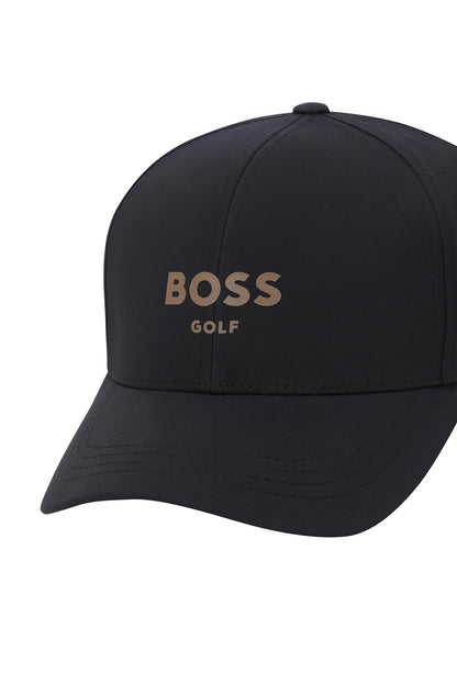 【BOSS GOLF 25SR Men's】M perforated Fitted Cap_Gold / Black