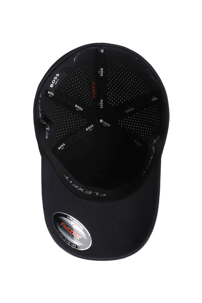 【BOSS GOLF 25SR Men's】M perforated Fitted Cap_Gold / Black