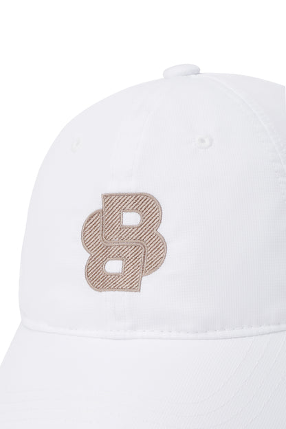 【BOSS GOLF 25SR Men's】M Double B Light Basic Cap / White