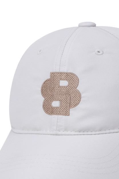 【BOSS GOLF 25SR Men's】M Double B Light Basic Cap / Almond Milk