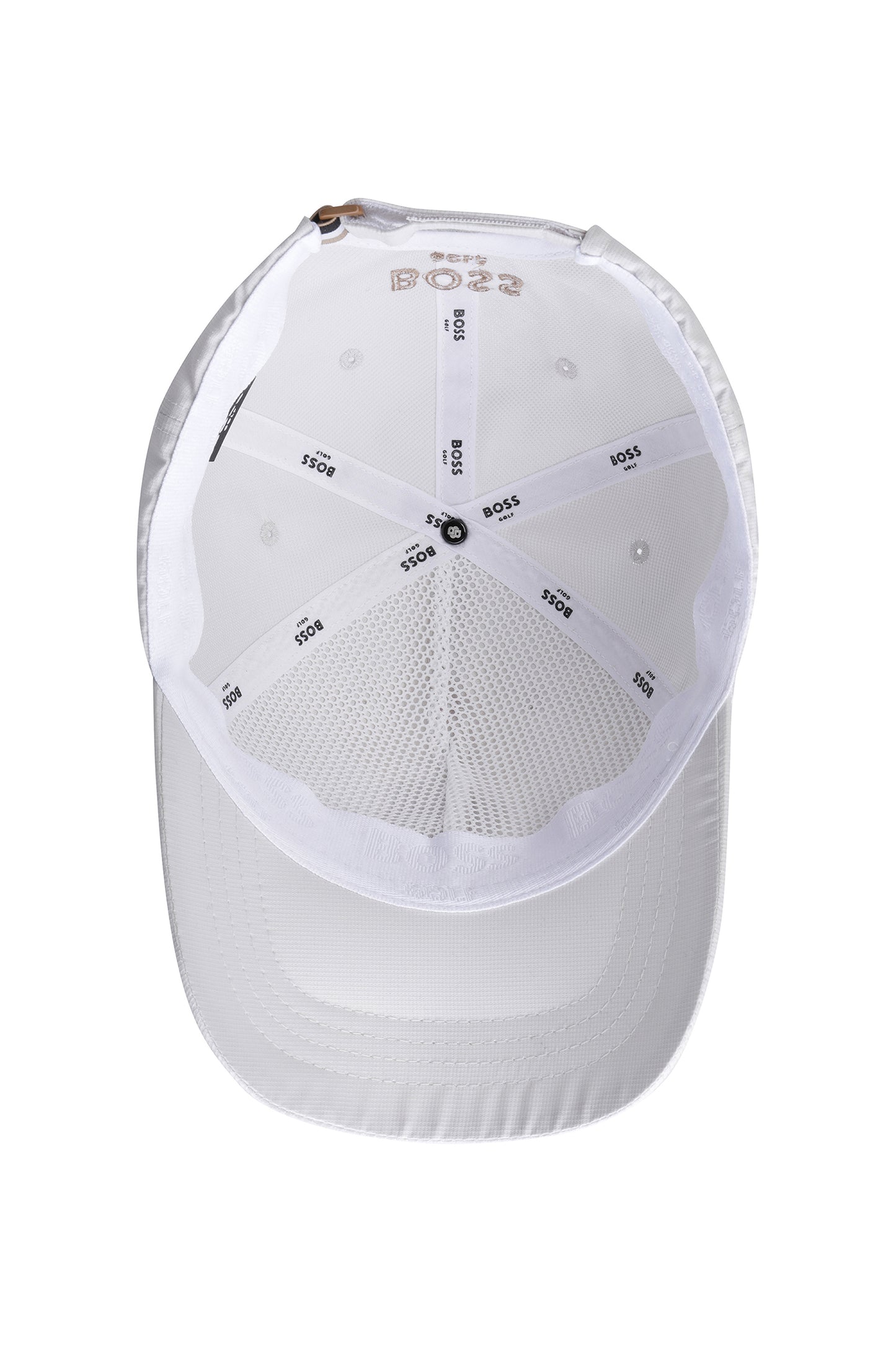【BOSS GOLF 25SR Men's】M Double B Light Basic Cap / Almond Milk
