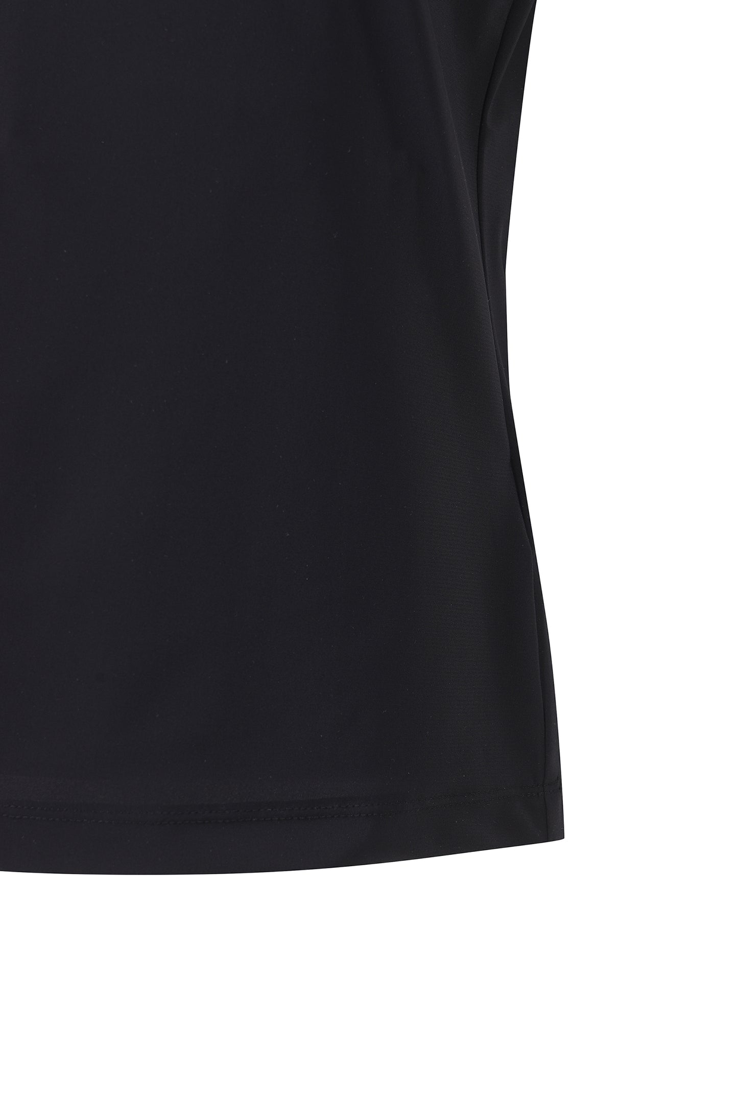 【BOSS GOLF 25SR Woman's】SM W SBG Punching Slvls Polo / Black