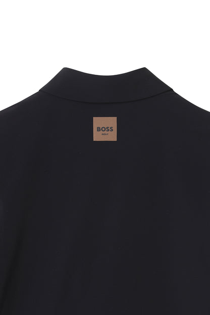 【BOSS GOLF 25SR Woman's】SM W SBG Punching Slvls Polo / Black